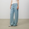 lost in echo2025春夏新款大口袋宽松高腰直筒显瘦牛仔裤阔腿裤女 商品缩略图0