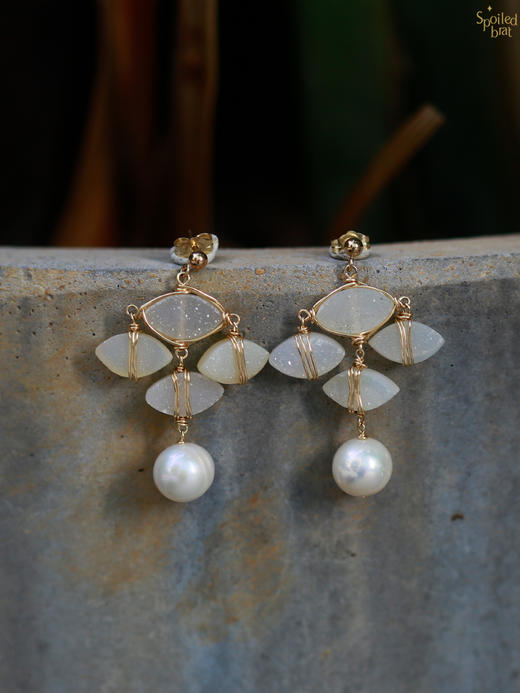 SpoiledBrat Jewelry玛瑙原石耳环 商品图5