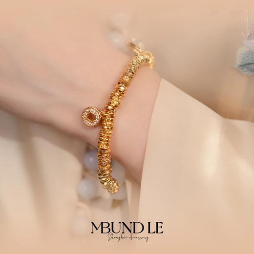 摩邦珠宝 铜合金合成锆石手链 多宝珠珠手链女款 商品图3