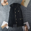雀说 大码女装胖mm新款小香风马甲胖妹妹中长款时髦金丝背心马夹200斤5ZF-21703 商品缩略图1
