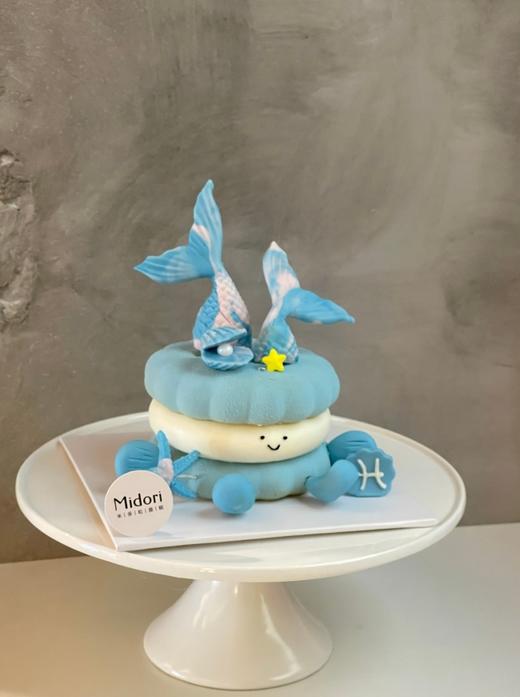 Emoji蓝色双鱼座 商品图0