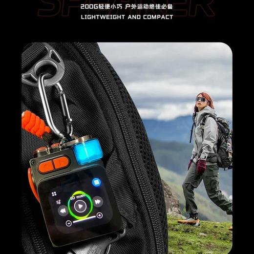 塞尔兰斯·桌面赛博蓝牙音响，LED 智能触控显示屏，超多附加功能 商品图4