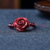 六鑫珠宝 原矿朱砂石榴石戒指 古风 商品缩略图3