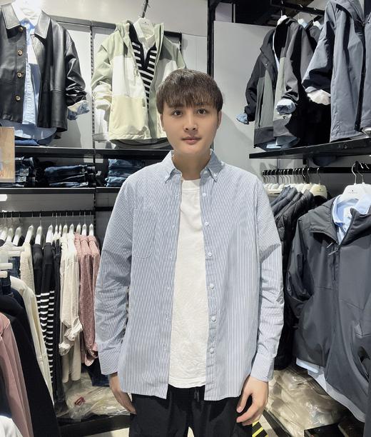 佐丹奴男装01042002纯棉口袋长袖衬衫01042002 商品图9