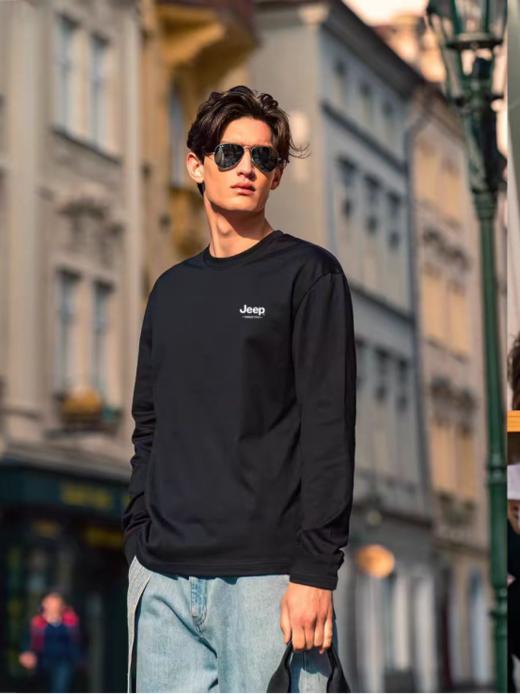 🏆正品！正版首发福利！早春必备单品❗️一件从春穿到秋❗️❗️ 【吉普JEEP莫代尔天丝5A抑菌长袖】我直接给家属囤了6件！！ ✅奥地利兰精进口莫代尔，不输蚕丝真丝  商品图2