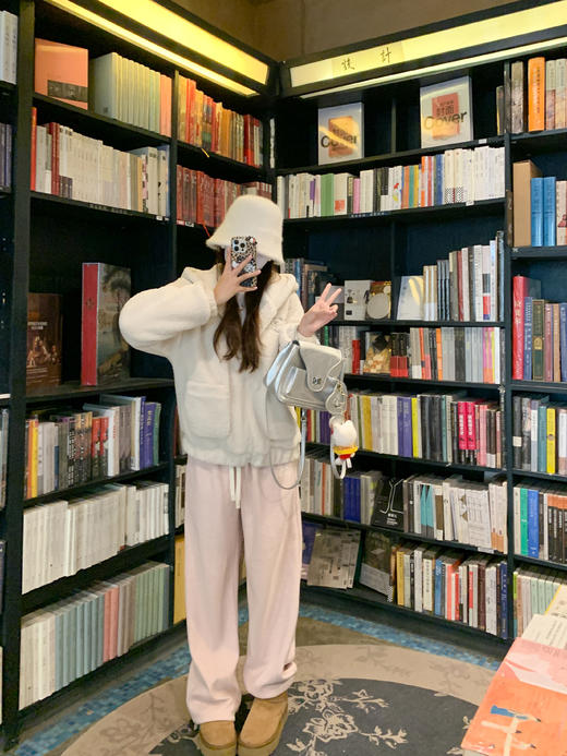 <曾小咸推荐> 刺绣加绒休闲裤 商品图4