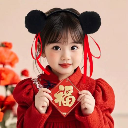 9.9💰买一送一‼️爆火🔥的哪吒同款【小啾啾发箍】来啦，看电影被问到爆🌸，戴上它，做混世魔王小哪吒💥 大人小孩都可以戴，🎈超级可爱的小啾啾，一眼就爱上了，赶紧戴上去看小哪吒吧💕 商品图5