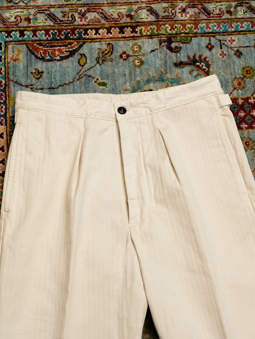 Fortela Officer Pants 米色人字纹 商品图1