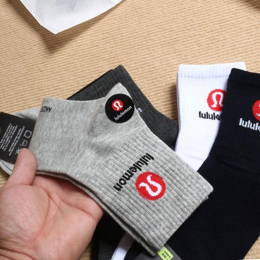 露露lulu袜一包5双装 lululemo*n男女款袜子来咯! 商品图5
