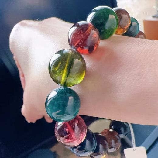 13mm单圈老矿碧玺手串 商品图4