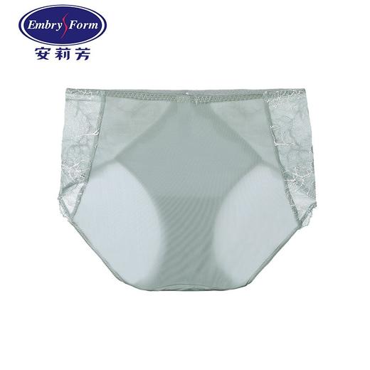 【3F】安莉芳薄款冰丝内裤棉底档女士蕾丝中腰三角裤E300166 商品图1