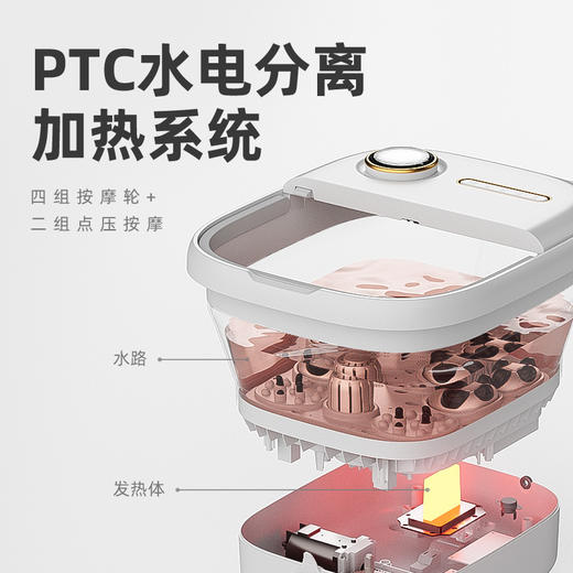凯诗捷 电动按摩折叠足浴器 T5 商品图3