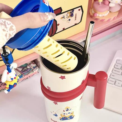 水杯花伴森戏团保温杯 商品图4