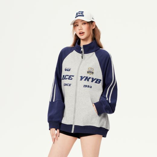 YKYB黄子韬卫衣开衫2025春季新款学院风经典美式舒适球衣外套上衣Y51NWY030 商品图5