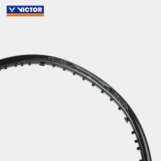 VICTOR威克多羽毛球拍单拍 碳纤维进阶级进攻型可拉高磅球拍TK-T500 黑武士 商品图3