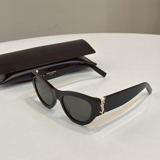 正品二手 ysl 黑框 猫眼 墨镜 商品图2