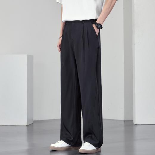 【DYF】大依优型大码直筒休闲裤男款潮流大码日系垂感小西裤宽松阔腿百搭 商品图1