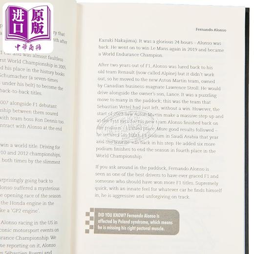 【中商原版】如何解读F1 你需要知道的关于快车道赛车的一切 英文原版 How to Read F1 Jennie Gow  商品图2