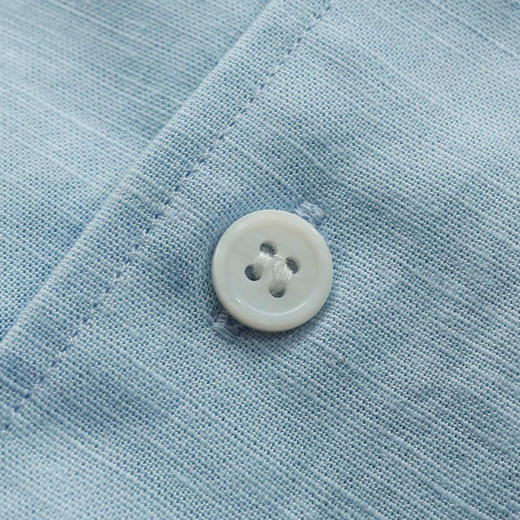 【2月18日 上午12:30 秒杀】帮你省个几千米 ZEGNA 杰尼亚男装 25年春夏新品Trofeo™亚麻棉质男士衬衫 商品图9