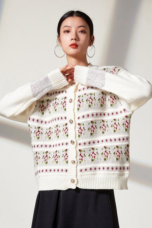 FLORID 提花针织开衫外套 15395 商品图3