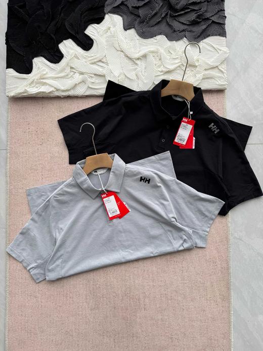 点此购买 海丽汉森春夏季男士户外运动吸湿速干POLO衫 LL 309601 商品图7