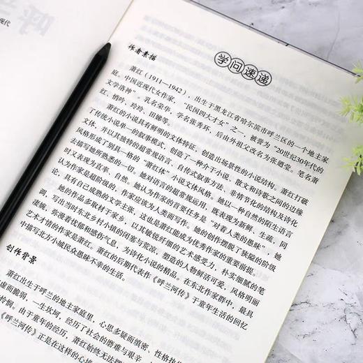 呼兰河传萧红著正版小学生版五年级下册必读的课外书完整版小学生课外阅读书籍经典书目青少年版适合三四六年级看的名著散文读本荐 商品图1