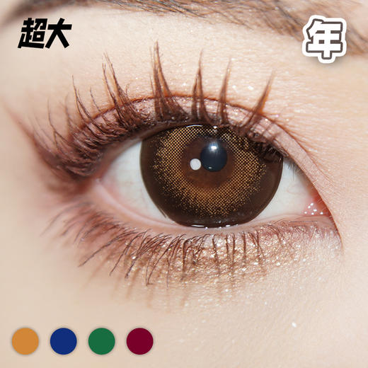 #皇家骑士 棕/绿/蓝/红【 一片装】超大染色 / 年抛 商品图2