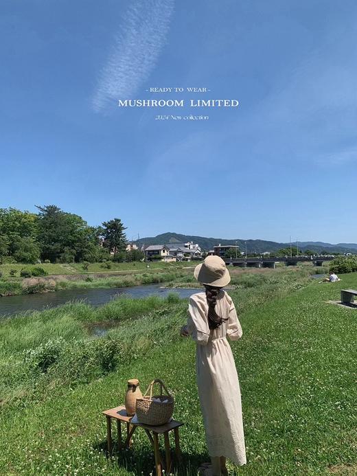 金蘑菇菇 the summer is 我的日常连衣裙/全棉手工定制刺绣懒人裙 商品图3