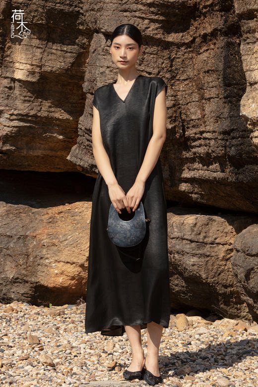 荷木HEMU丨元青·连衣裙 商品图2