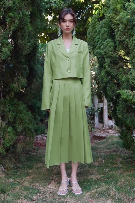 amadella 截短款西装打褶半裙套装 11913 商品图1