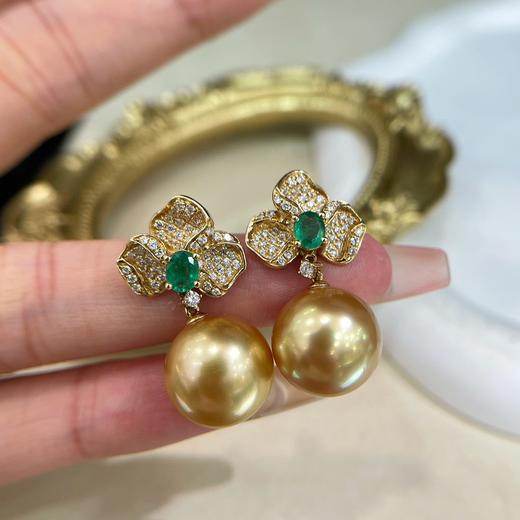 13mm-14mm金珠耳坠 商品图2