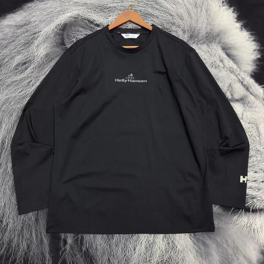 正品HELLYHANSEN/HH 春季吸湿速干轻户外都市休闲长袖T恤，男女均可  
尺码M-XXL 商品图0