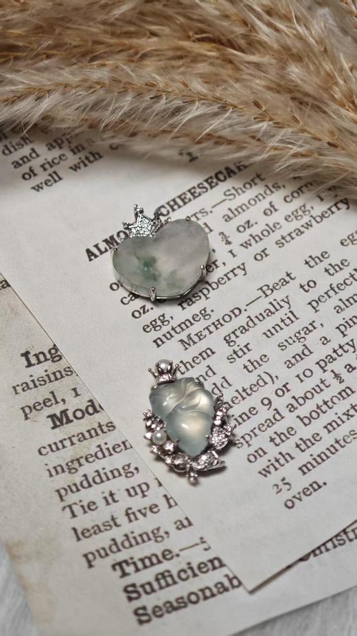 小仙女的公主心·春喜·翡翠吊坠【嘉石585】 商品图0