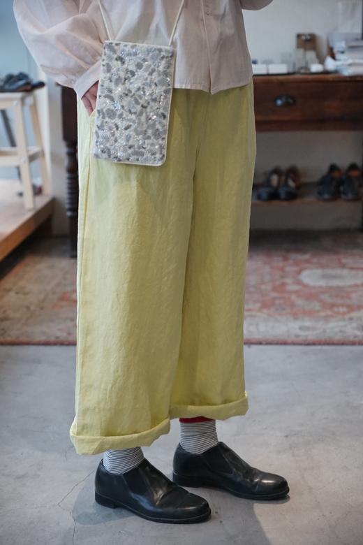 ROBE de PEAU 亚麻阔腿裤 商品图1