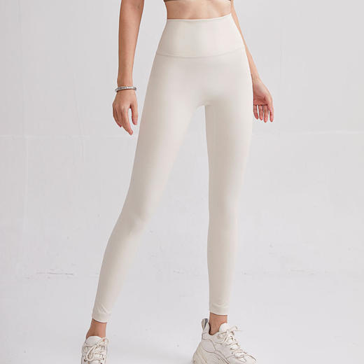 跃牌【美西西系列】lulu裸感紧身裤女高腰提臀薄款健身跑步运动高弹蜜桃臀瑜伽裤CK-293 商品图1