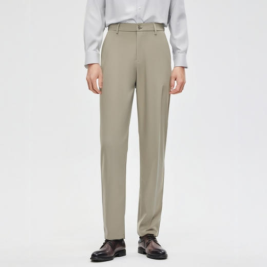 【含桑蚕丝】圣得西男士2025秋款百搭亲肤舒适时尚休闲西裤 商品图3