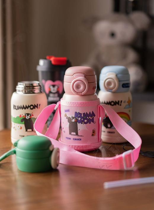 国际顶流IP熊本熊儿童保温杯杯！  ✅医用级316不锈钢内胆  ✅母婴食品级PP材质  ✅防漏升级，360°摇晃不漏水  ✅500ml大容量，保温保冷6小时+ 商品图0