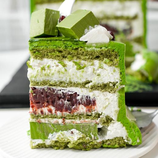 「五十铃」抹打红豆米布丁（抹茶胚）【5025】 商品图3