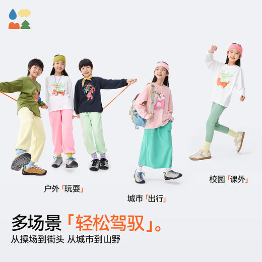 [屁侠推荐]蹦上云朵卫衣版长袖t恤 森林棠25春新 男女童 软糯Q弹柔软T恤 商品图2