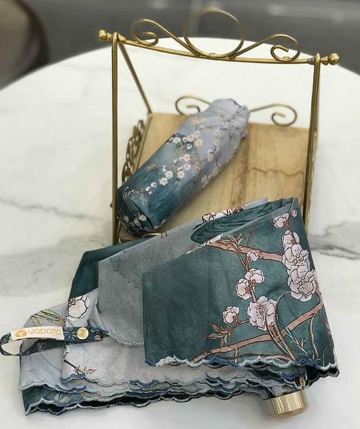 优品堂『如花如歌』黑胶五折超轻太阳伞 商品图1