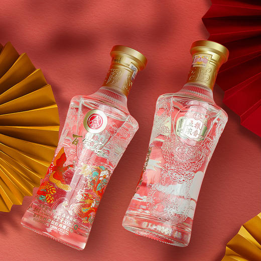热卖中！！五粮液【百家宴·龙凤呈祥】52°浓香型白酒 2瓶500ml 精美礼盒装 商品图3