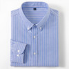 【100棉】罗蒙男士经典条纹衬衫时尚舒适百搭长袖衬衫通勤职业上班男衬衣 商品缩略图2