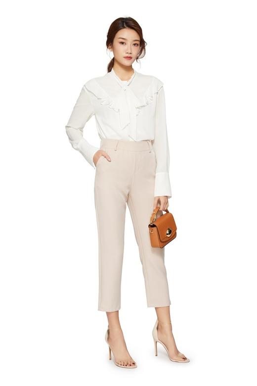 Blue by letote 简约高腰西裤 12423 商品图1