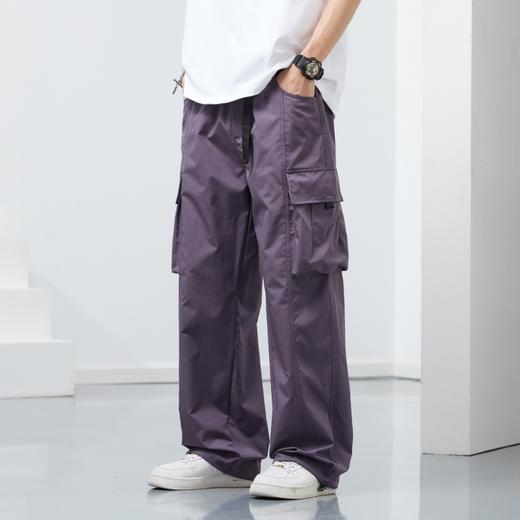 【DYF】大依优型大码男装松紧腰直筒工装休闲裤宽松运动休闲风潮流男士胖子长裤 商品图3