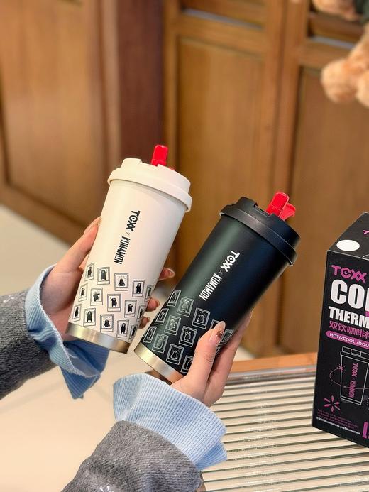 国际顶流IP熊本熊儿童保温杯杯！  ✅医用级316不锈钢内胆  ✅母婴食品级PP材质  ✅防漏升级，360°摇晃不漏水  ✅500ml大容量，保温保冷6小时+ 商品图3