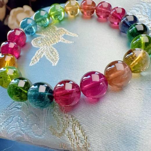 9mm-10mm单圈彩虹碧玺手串 商品图0