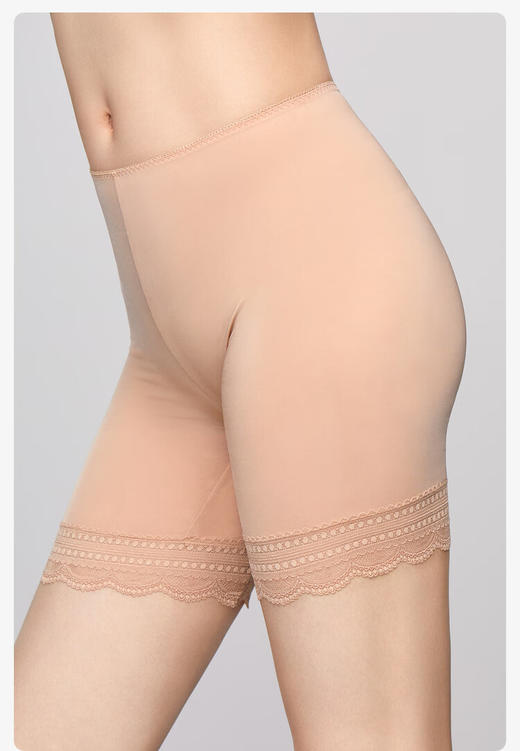 【3F】安莉芳蕾丝花边中腰平角裤女士舒适包臀打底裤EP00242 商品图4