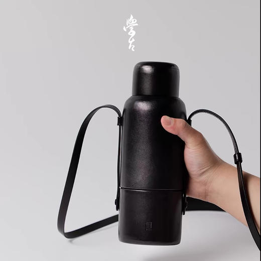 学古|传家壶·迷你全手工真皮壶套KOL款 保护套便携户外适用595ml 商品图4