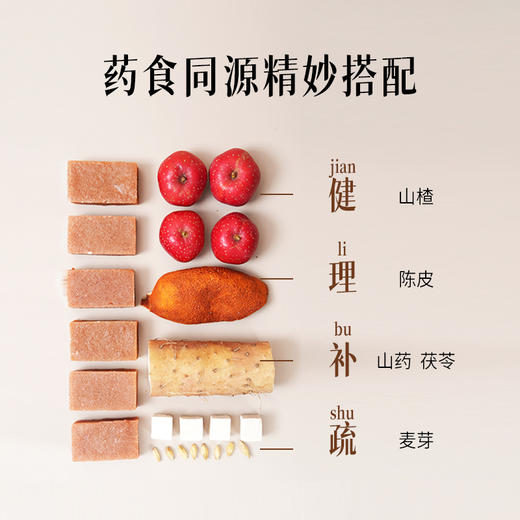 【杏林方记】陈皮山楂块130g 商品图1