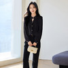VICTORIA&VERA春季“印象西湖”设计感国风仿醋酸肌理感镂空新中式衬衫 商品缩略图2